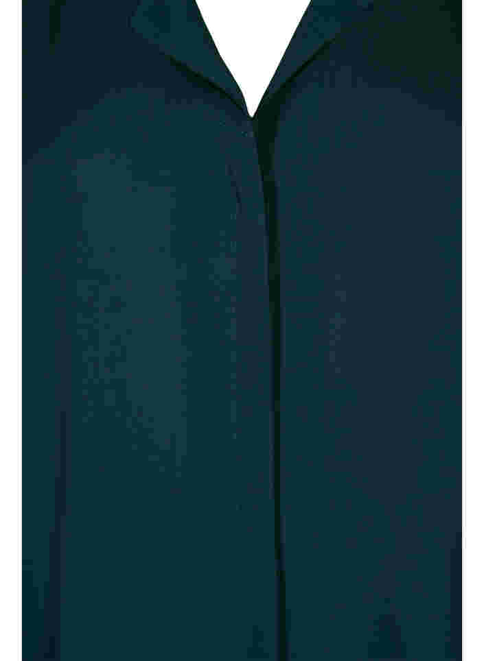 Enfärgad skjorta med V-ringning, Scarab, Packshot image number 2