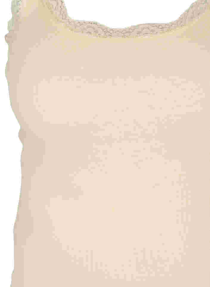 Topp med spetskant, Angora, Packshot image number 2