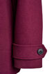 Kort kappa med dubbelkn&auml;ppt kn&auml;ppning, R&ouml;d, Packshot image number 4
