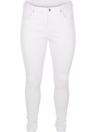 Super slim Amy jeans med h&ouml;g midja, White