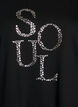 T-shirt med tryck, Svart, Packshot image number 2