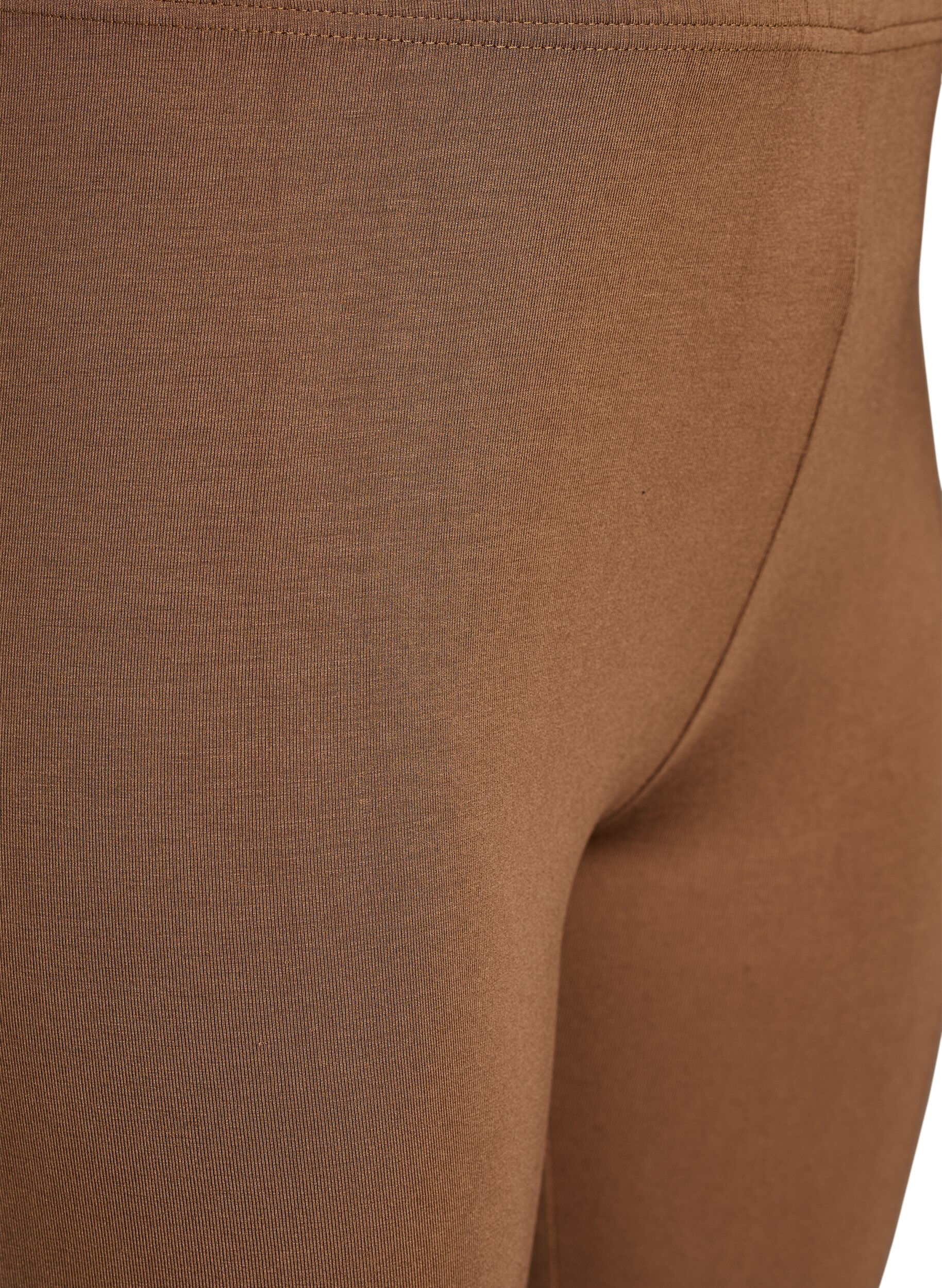 Zizzi3/4 bas-leggings, Brun, Packshot image number 2