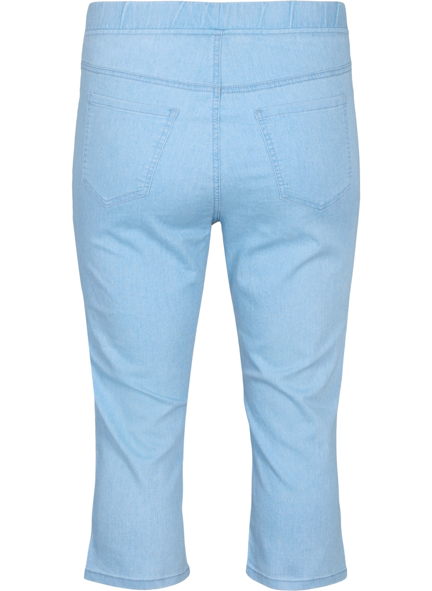 Zizzi Knickers i bomullsblandning, Light blue denim, Packshot image number 1