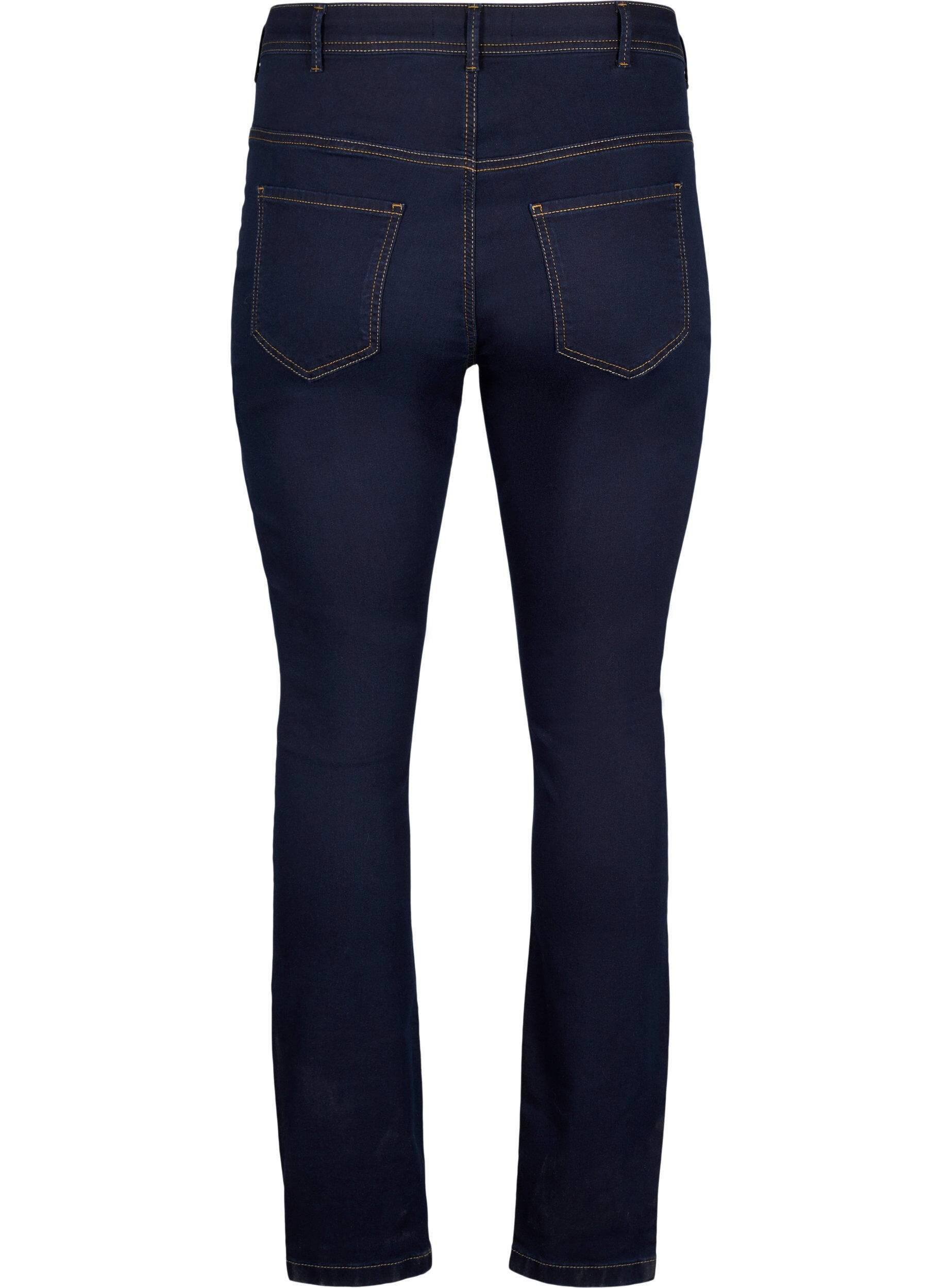 Zizzi Superslimmade Amy-jeans med h&ouml;g midja, Bl&aring;, Packshot image number 1