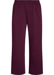 Sweatpants med h&ouml;g midja och vida ben, Lila