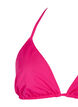 Enfärgad triangel-bikinitopp, Rosa, Packshot image number 2