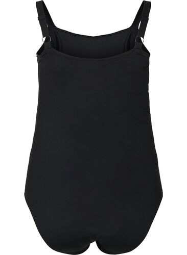 Light Shapewear-body med justerbara axelband, Black, Packshot image number 1