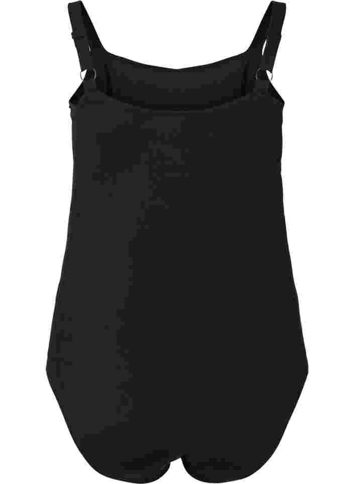 Light Shapewear-body med justerbara axelband, Black, Packshot image number 1