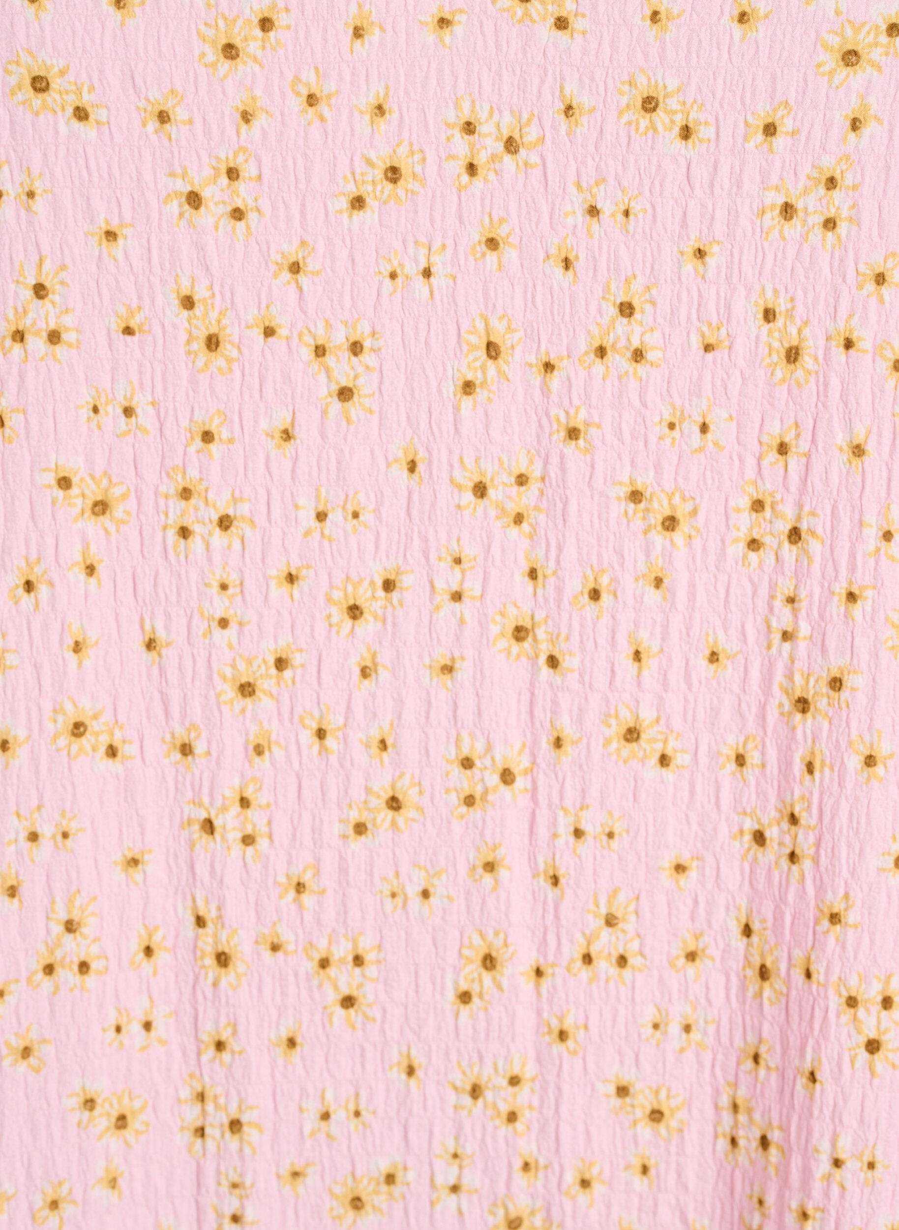 ZizziKort&auml;rmad kl&auml;nning med V-ringning, Rosa, Packshot image number 2