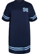 Kort t-shirtkl&auml;nning med sportiga detaljer, Bl&aring;, Packshot image number 0