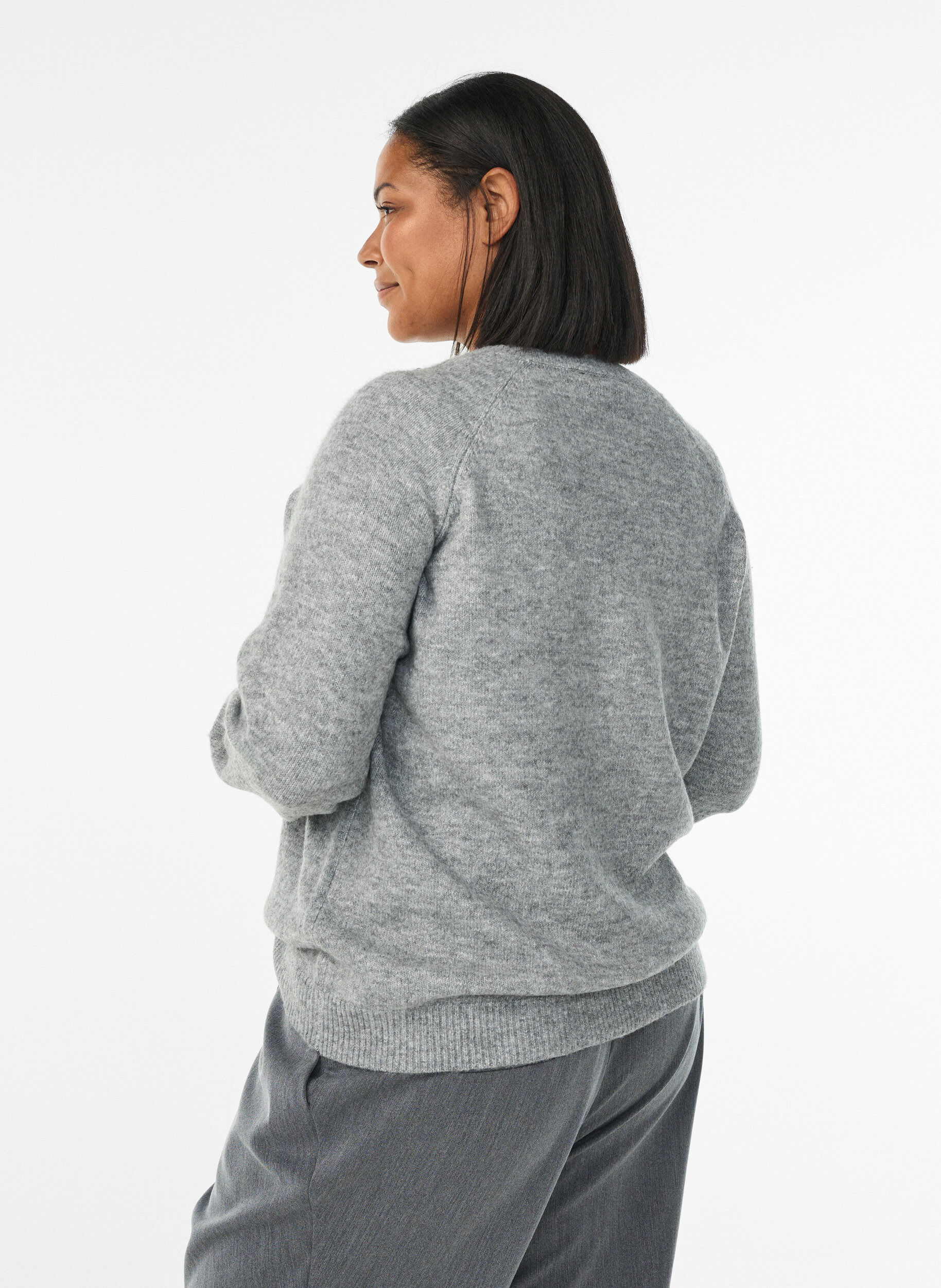 ZizziTr&ouml;ja med p&auml;rlbroderi, Gr&aring;, Model image number 2