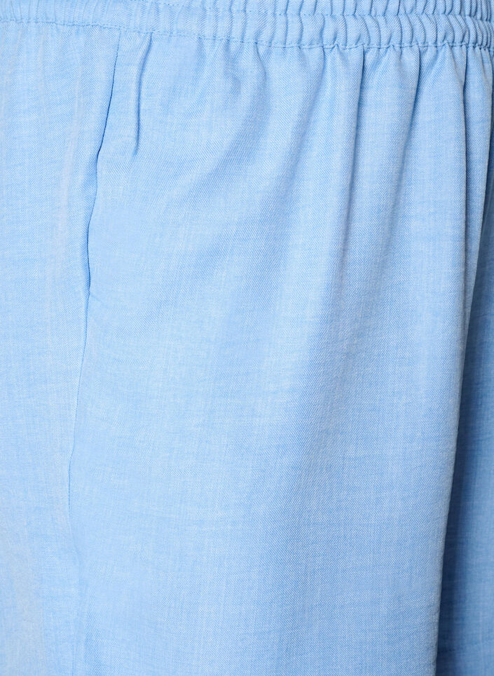 Shorts med fickor och h&ouml;g midja, Bl&aring;, Packshot image number 2