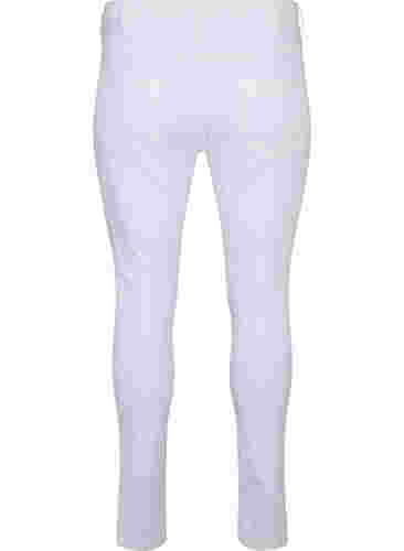 Super slim Amy jeans med hög midja, White, Packshot image number 1