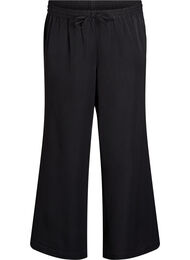 Vida byxor med hög midja, Svart