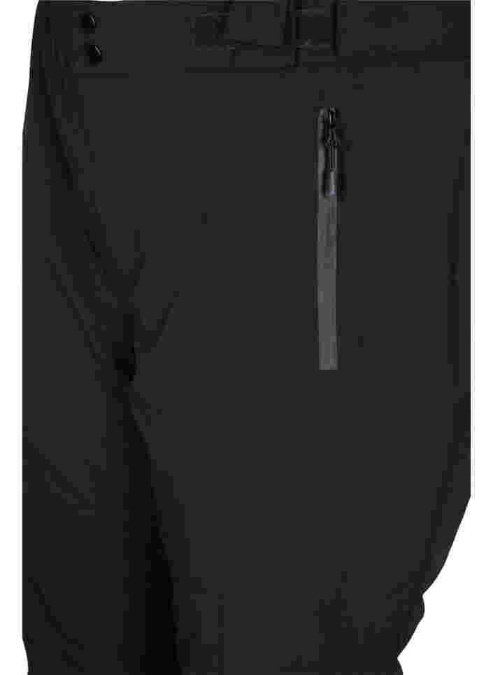 Skidbyxor med hängslen, Black, Packshot image number 2