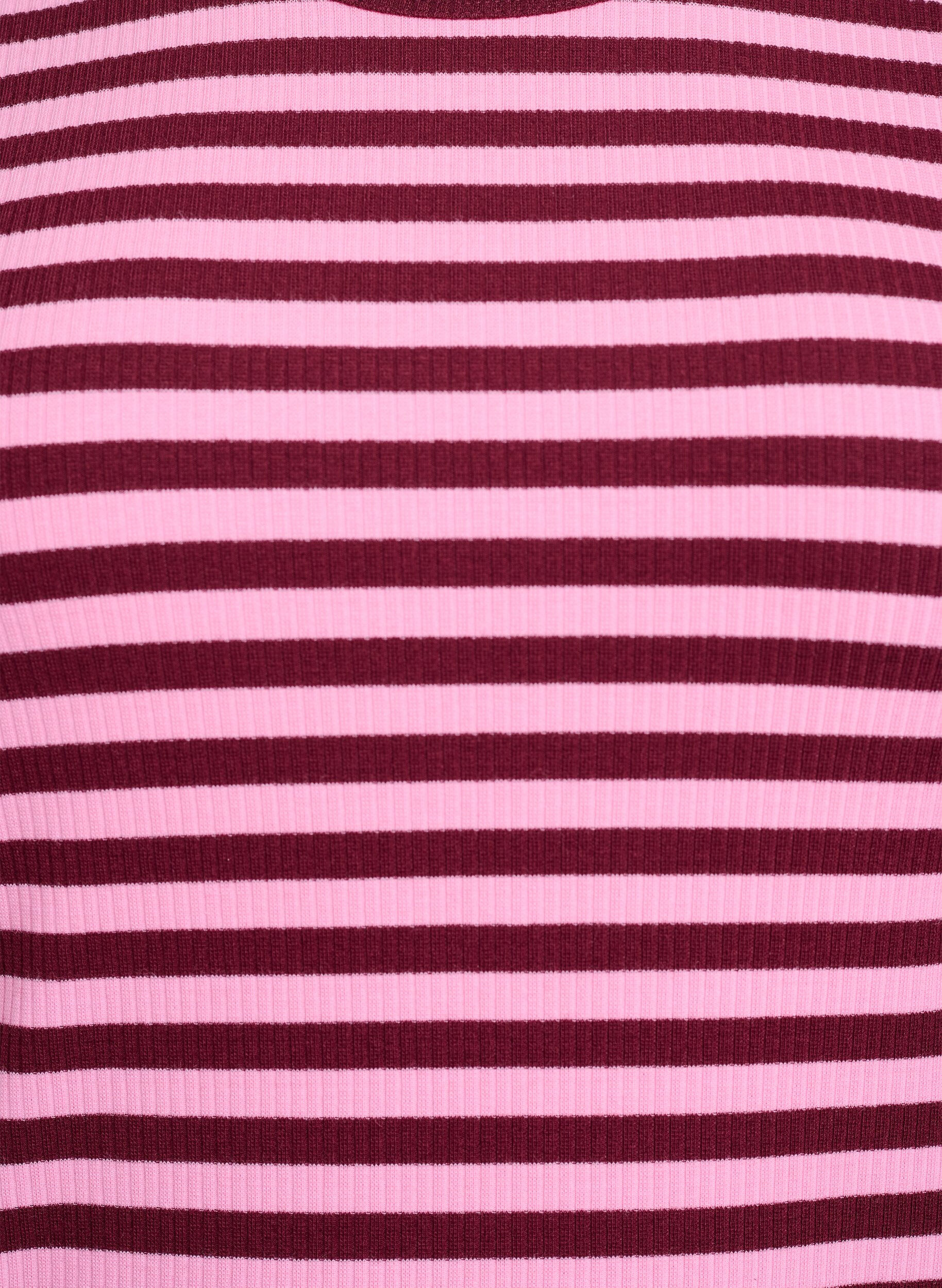 Zizzi Kn&auml;l&aring;ng t-shirtkl&auml;nning i ribbad jersey, M&ouml;rk Bordeaux, Packshot image number 2