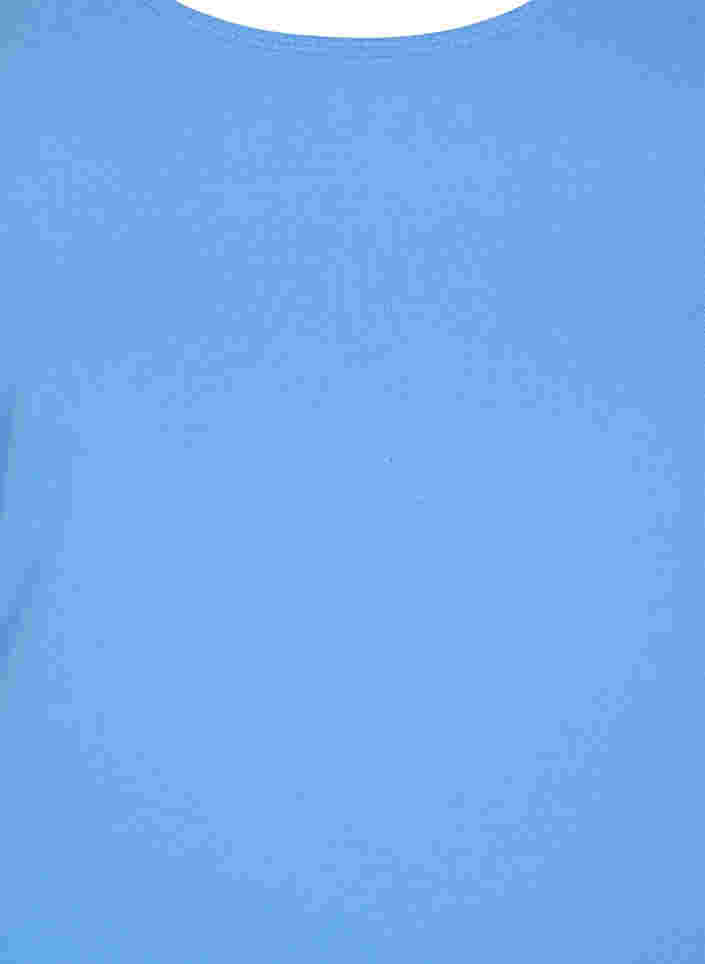Enfärgat baslinne i bomull, Ultramarine, Packshot image number 2