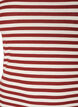 Randigt linne med ribbstruktur, R&ouml;d, Packshot image number 2