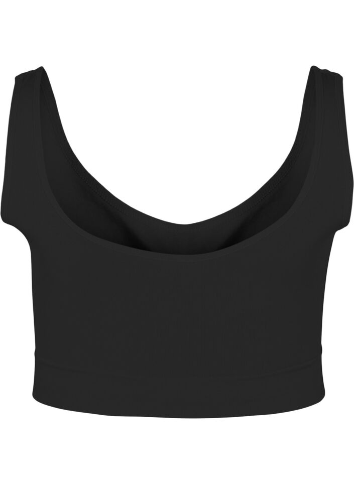 Mjuk bh utan vaddering, Svart, Packshot image number 1