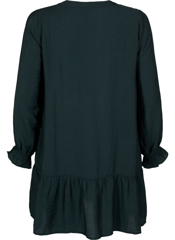 Kort klänning med stickningar och knappar, Scarab, Packshot image number 1