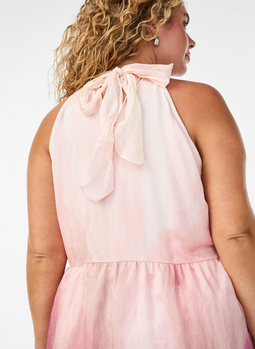 Midi halterneckkl&auml;nning, Rosa, Model image number 2