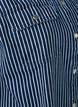 Enfärgad jeansskjorta med bröstfickor, Blue Denim Stripe, Packshot image number 2