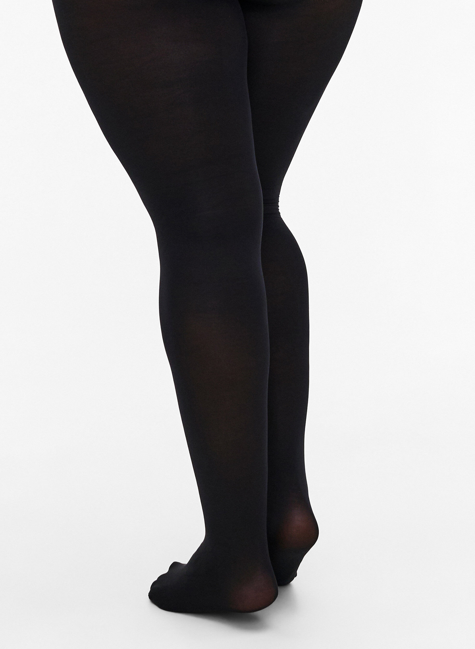 Zizzi2-pack strumpbyxor i 100 denier, Svart, Model image number 1