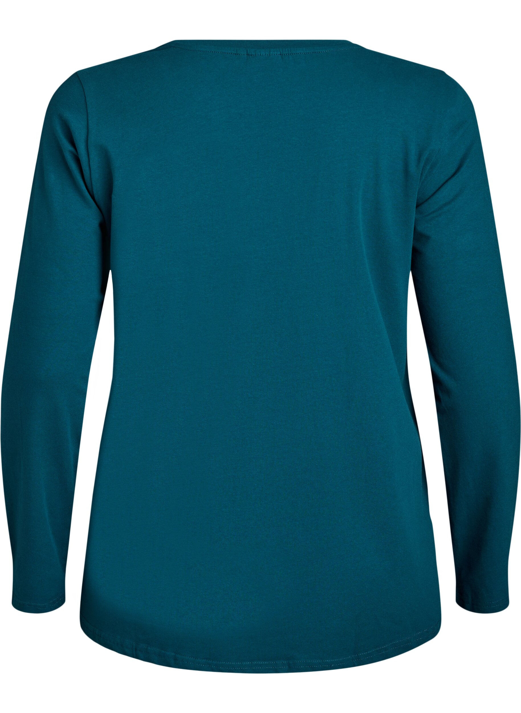 ZizziBaskopp i jersey med l&aring;nga &auml;rmar, Gr&ouml;n, Packshot image number 1