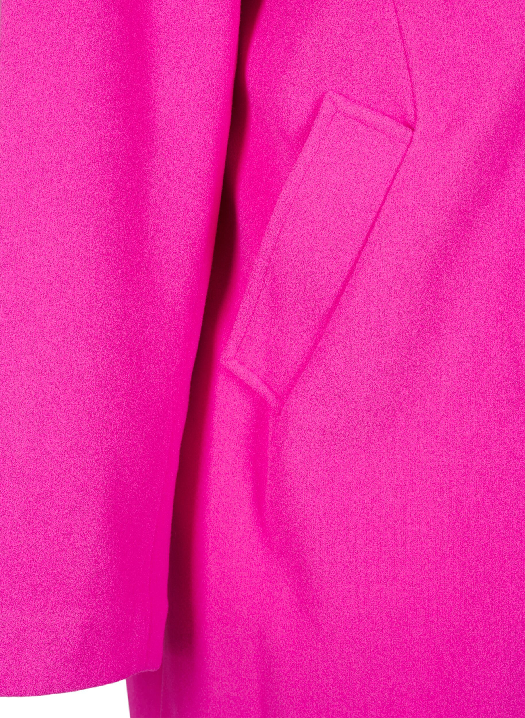 Zizzi Kappa med dubbelkn&auml;ppning, Raspberry Rose, Packshot image number 3