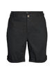 Chino-shorts med fickor, Svart, Packshot image number 0