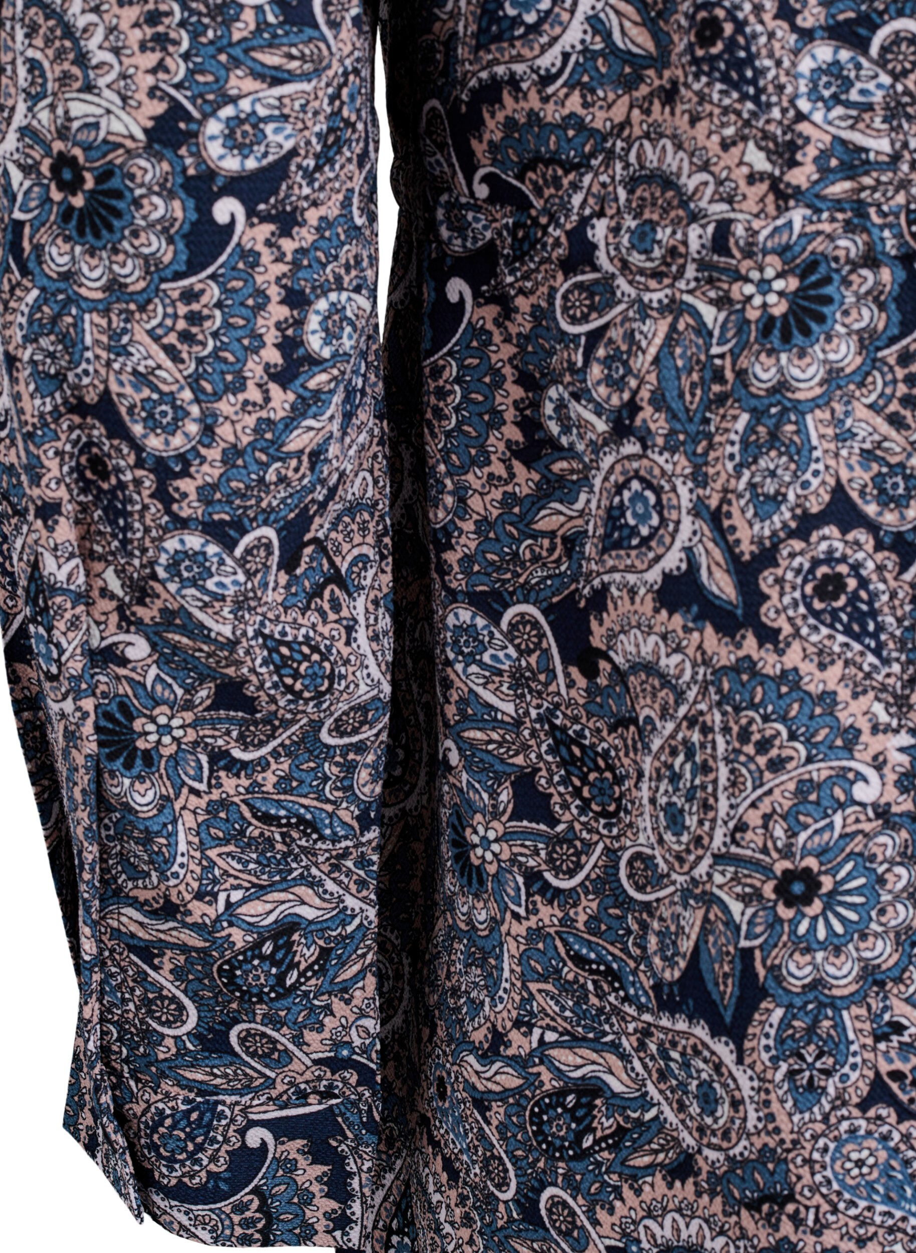 Zizzi Kn&auml;l&aring;ng kl&auml;nning med knytsk&auml;rp, Beige, Packshot image number 3