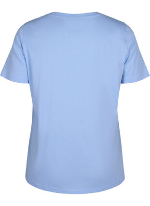 T-shirt i bomull med texttryck, Serenity w. Paris, Packshot image number 1
