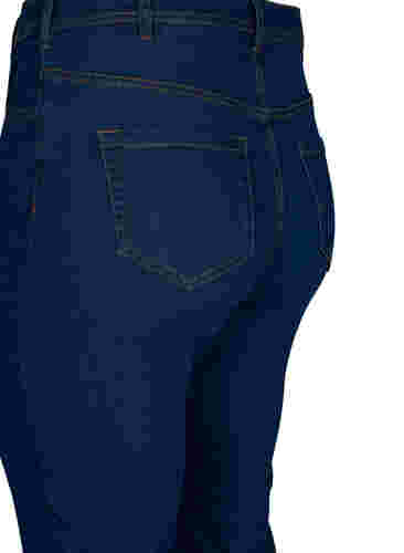 FLASH - Högmidjade jeans med bootcut, Blue denim, Packshot image number 3