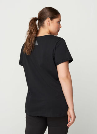 Tränings t-shirt med print, Black LMGT, Model image number 1