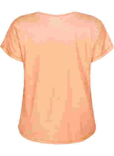 Kortärmad t-shirt för träning, Apricot Nectar, Packshot image number 1