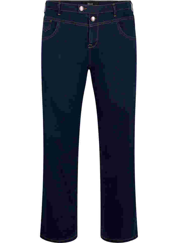 Regular fit Gemma jeans med hög midja, Blue denim