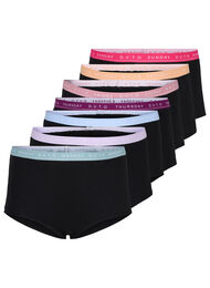7-pack bomullshipsters med veckodagarna, Multi Pastel Pack