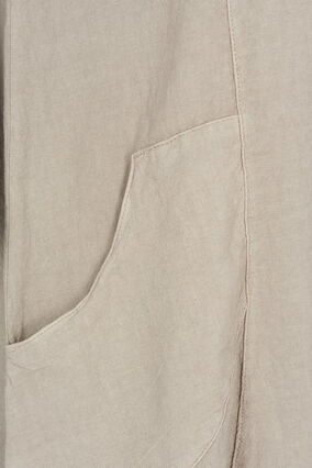 Klänning med fickor , Elephant Skin, Packshot image number 3