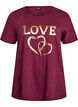 T-shirt med tryck, R&ouml;d, Packshot image number 0