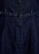 Jeanskl&auml;nning med sk&auml;rp och 3/4-&auml;rmar, Bl&aring;, Packshot image number 3