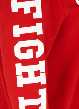 Sweatshirt med huva, High Risk Red, Packshot image number 3