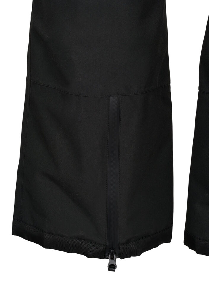 Skidbyxor med fickor och justerbar midja, Svart, Packshot image number 3