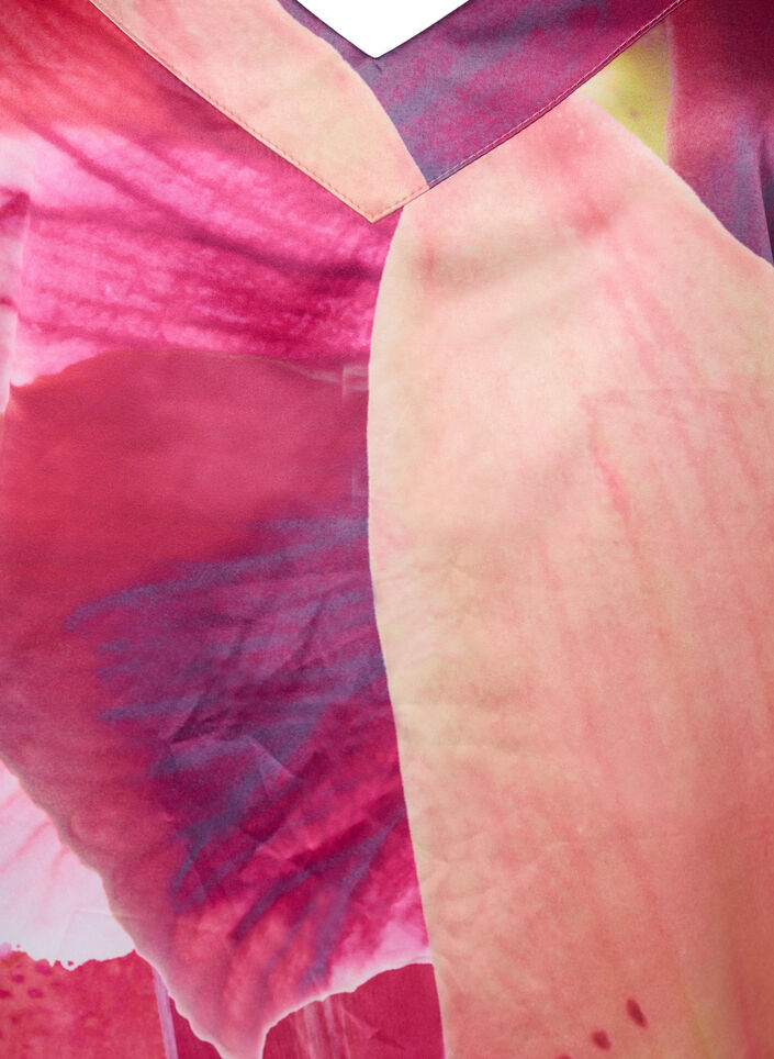 Mönstrat nattlinne, Orange Pink AOP, Packshot image number 2