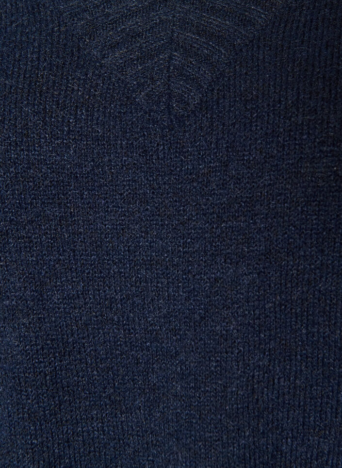 Tr&ouml;ja med v-ringning, Bl&aring;, Packshot image number 2