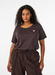 T-shirt med tryck, Brun, Model image number 0