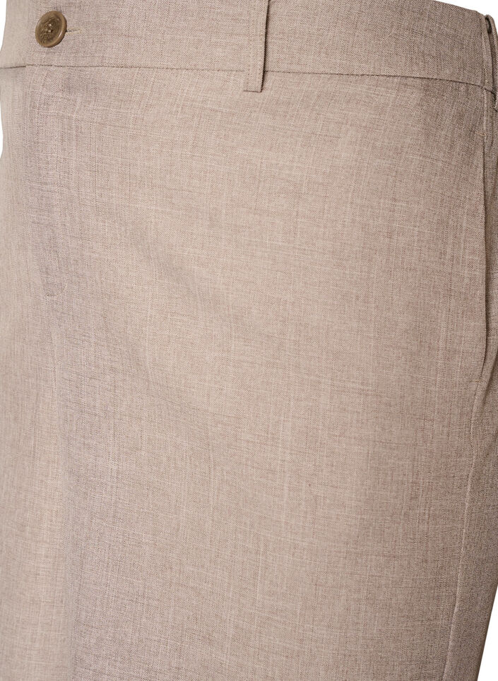 L&ouml;sa Bermudashorts med h&ouml;g midja, Brun, Packshot image number 2