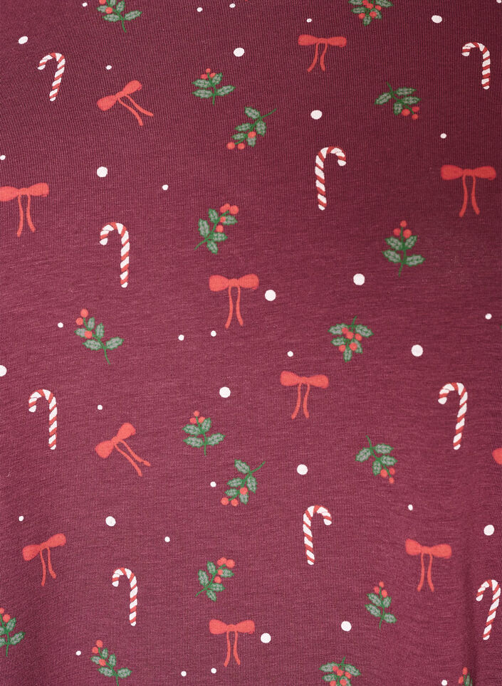 M&ouml;nstrad nattopp, M&ouml;rk Bordeaux, Packshot image number 2