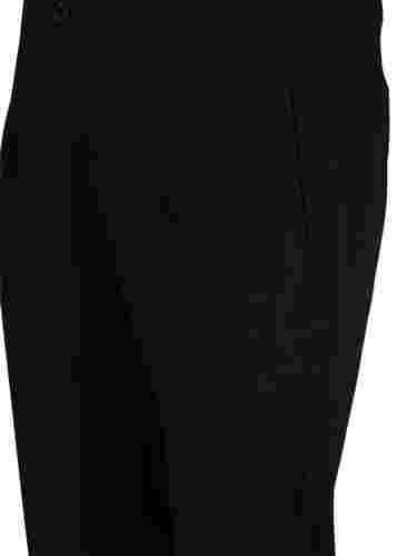 Klassisk byxa med hög midja, Black, Packshot image number 2