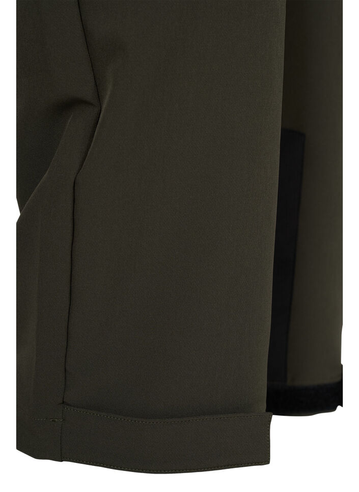 Vattenavstötande vandringsbyxor med fickor, Forest Night, Packshot image number 3