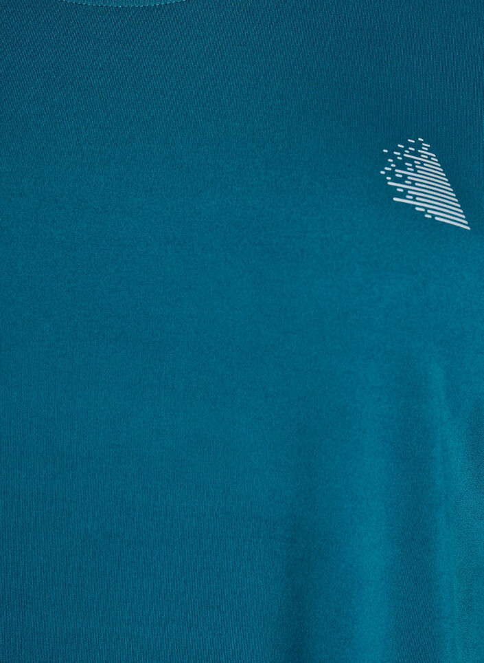 Enf&auml;rgad tr&auml;nings-T-shirt, Gr&ouml;n, Packshot image number 2